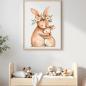 Preview: Buegelbild Boho-Hase